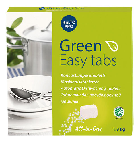 Astianpesutabletti Kiilto Green Easy Tabs, 100 kpl