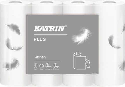 Talouspaperi Katrin Kitchen Plus, puoliarkki / 20 rullaa